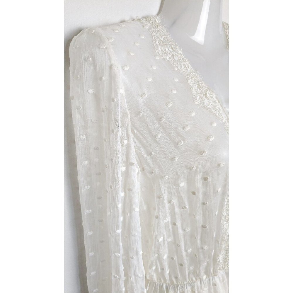 Zimmermann Oleander Lattice Playsuit Silk Size 1 / 10 - Picture 7 of 16